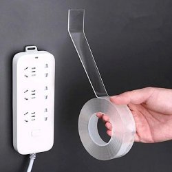چسب دوطرفه ژله ای 3 سانتی شفاف طول 3 متری