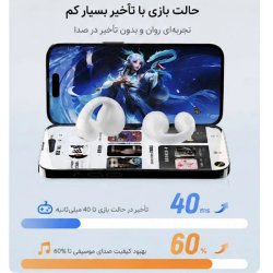 هندزفری ارگونومیک بلوتوثی مدل کلیپسی